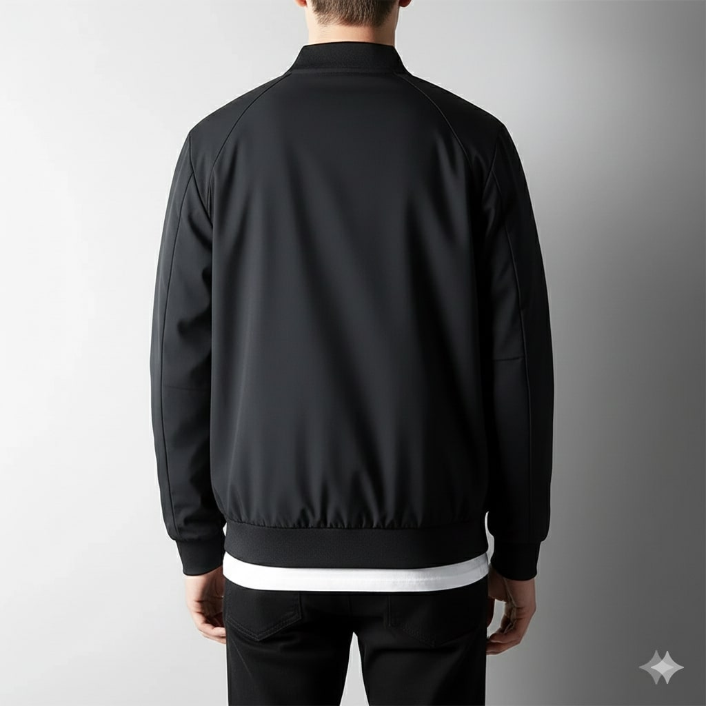 Harriet Men's Lightweight Softshell Bomber Jacket – Wind-Resistant