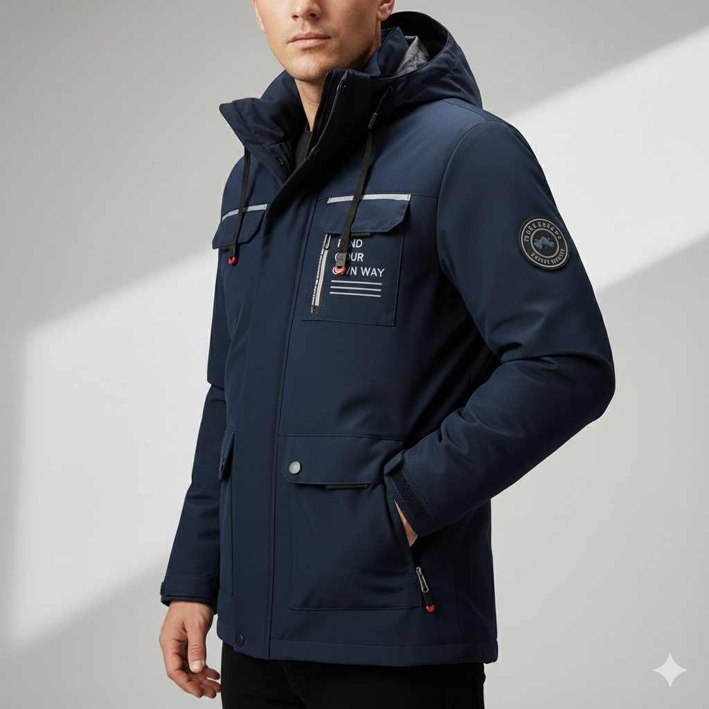 Donald Men's Winter Coat – High-Density Weather-Resistant Explorer Jacket