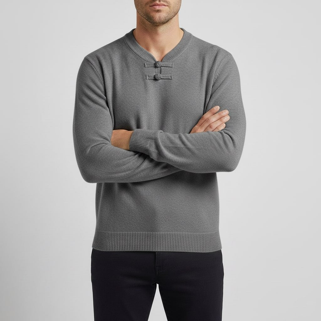 Callahan Men's Ultra-Soft Knit Pullover Sweater with Stand Collar