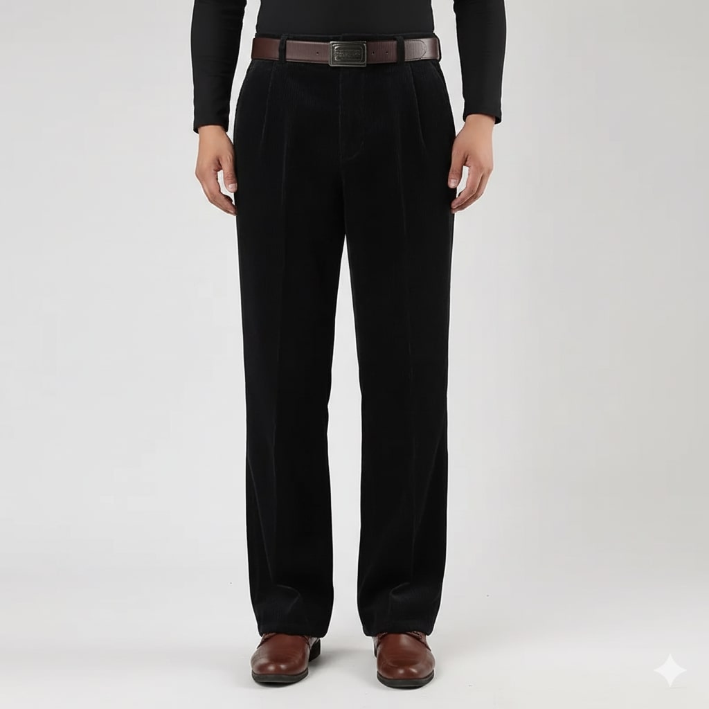Evan Men's Corduroy Pants – Cozy Cotton Trousers with a Warm, Textured Feel