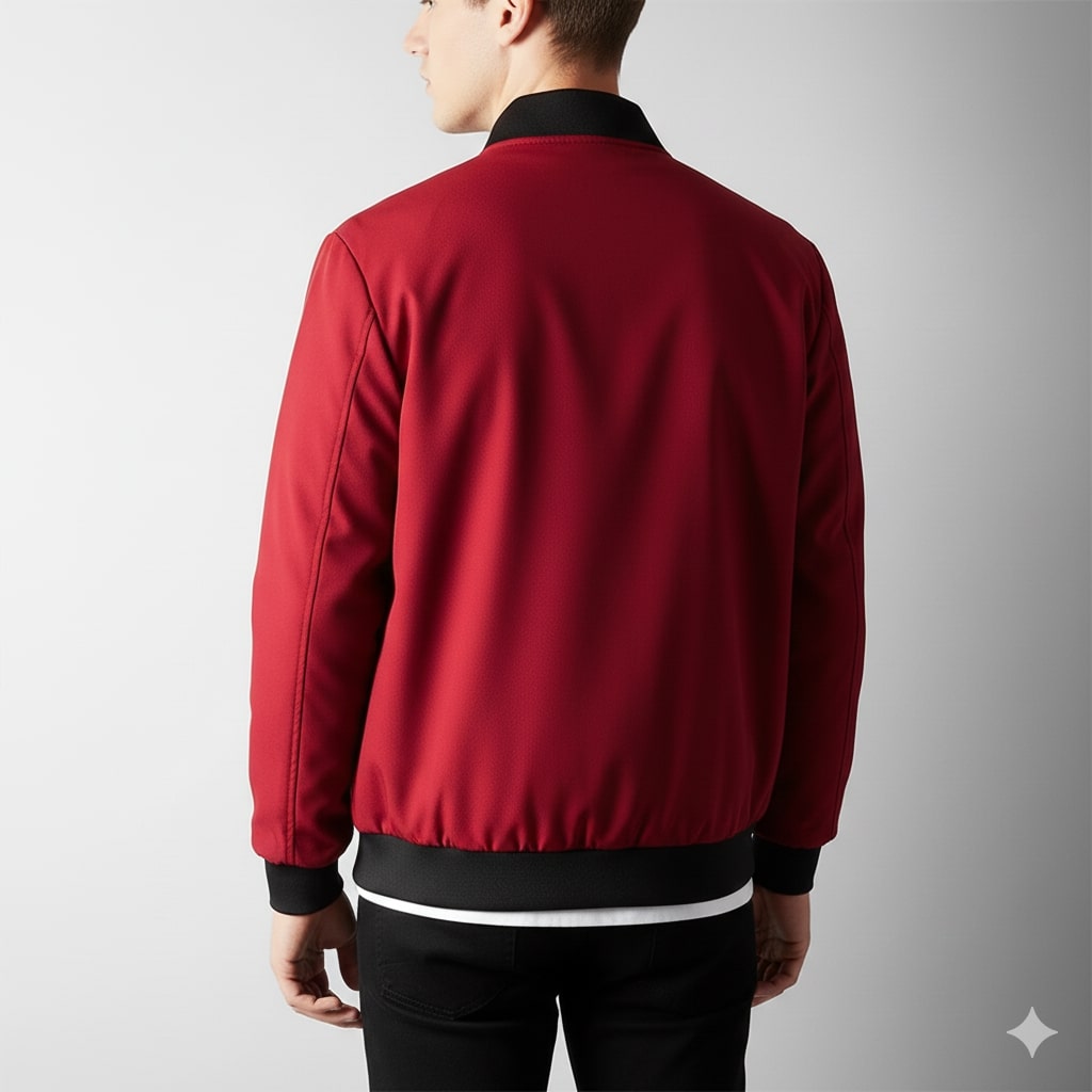 Harriet Men's Lightweight Softshell Bomber Jacket – Wind-Resistant