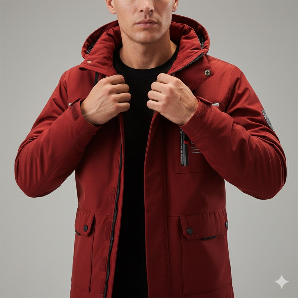 Donald Men's Winter Coat – High-Density Weather-Resistant Explorer Jacket