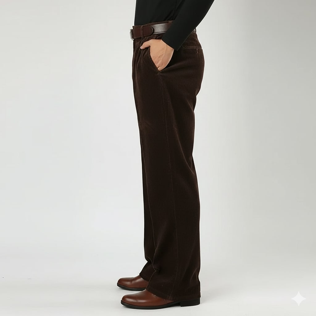 Evan Men's Corduroy Pants – Cozy Cotton Trousers with a Warm, Textured Feel