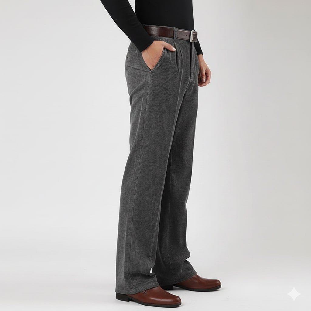 Evan Men's Corduroy Pants – Cozy Cotton Trousers with a Warm, Textured Feel