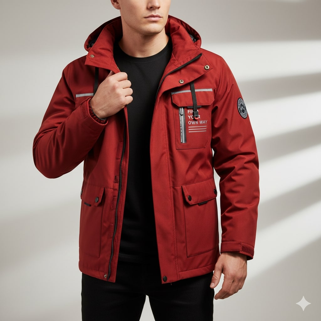 Donald Men's Winter Coat – High-Density Weather-Resistant Explorer Jacket