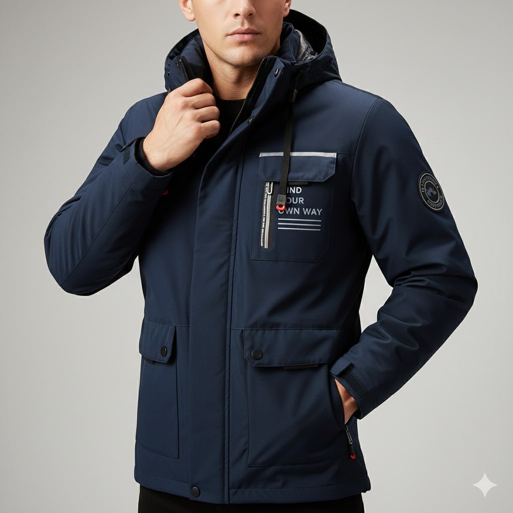 Donald Men's Winter Coat – High-Density Weather-Resistant Explorer Jacket