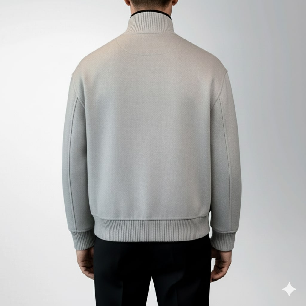 Dorian Men's Wool Jacket – Sleek Lightweight Jacket with a Sharp Minimal Design