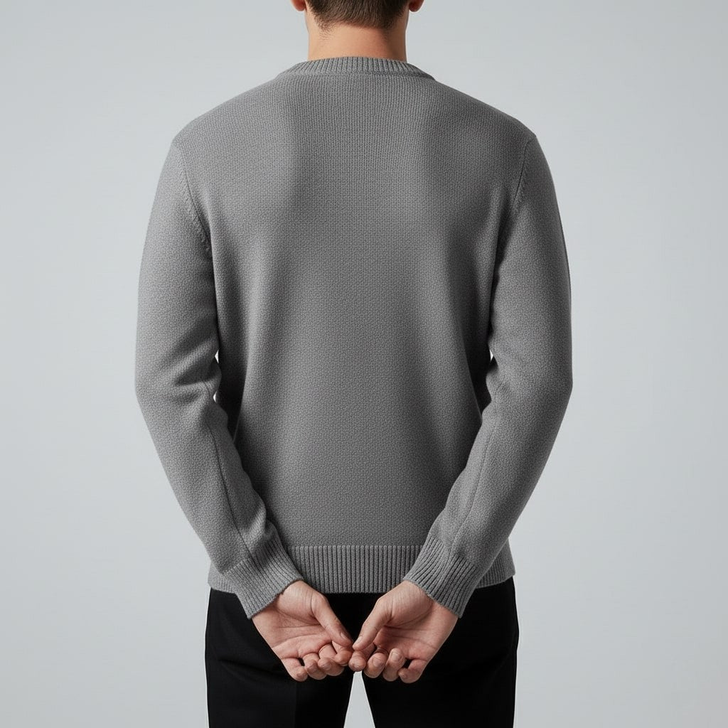 Callahan Men's Ultra-Soft Knit Pullover Sweater with Stand Collar