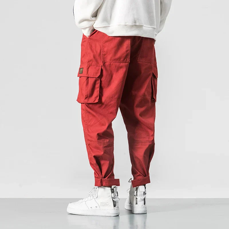 Colton Men's Tactical Pants - Durable Cotton with Zippered Pockets & Comfortable Fit