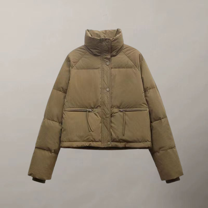 Averie Women's Thickened Cropped Cotton Winter Jacket