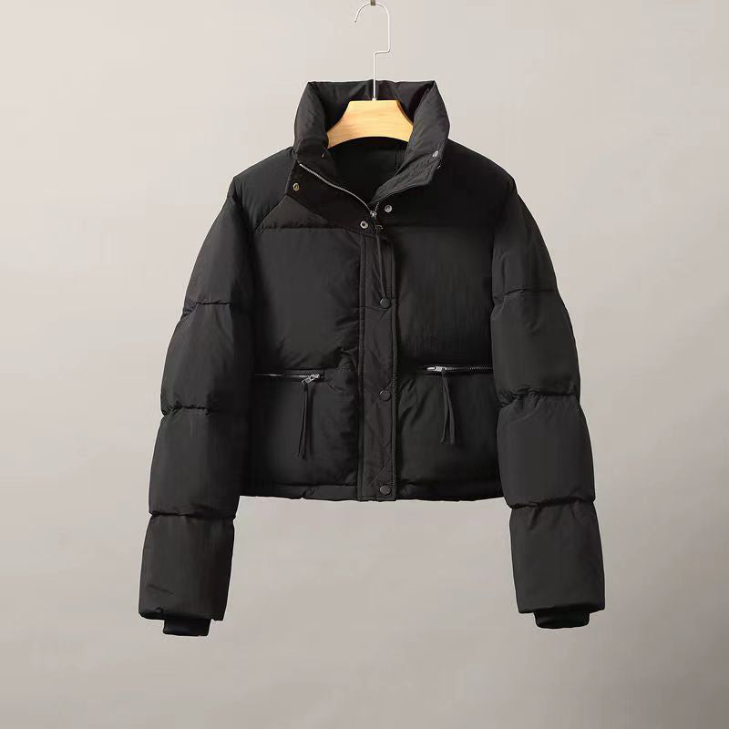 Averie Women's Thickened Cropped Cotton Winter Jacket