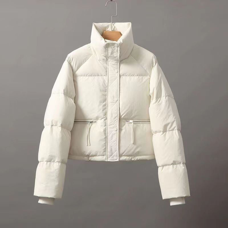 Averie Women's Thickened Cropped Cotton Winter Jacket