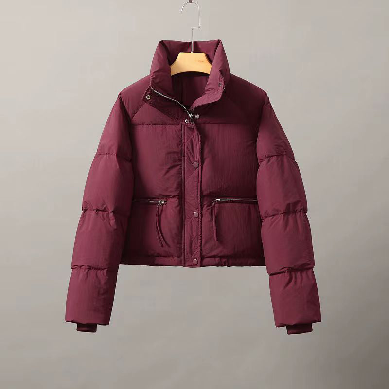 Averie Women's Thickened Cropped Cotton Winter Jacket
