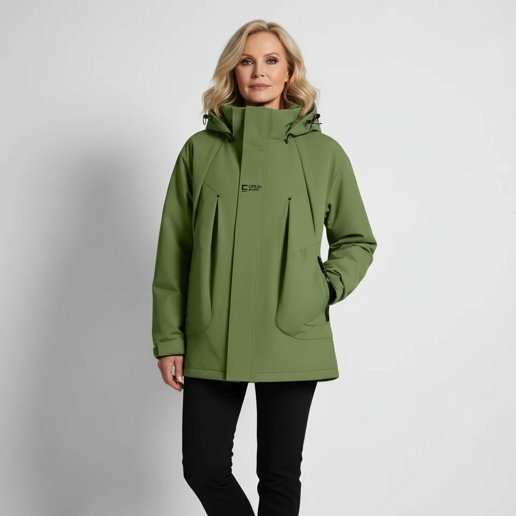 Danna Women's Lightweight Hooded Windbreaker Jacket – Water & Wind Resistant