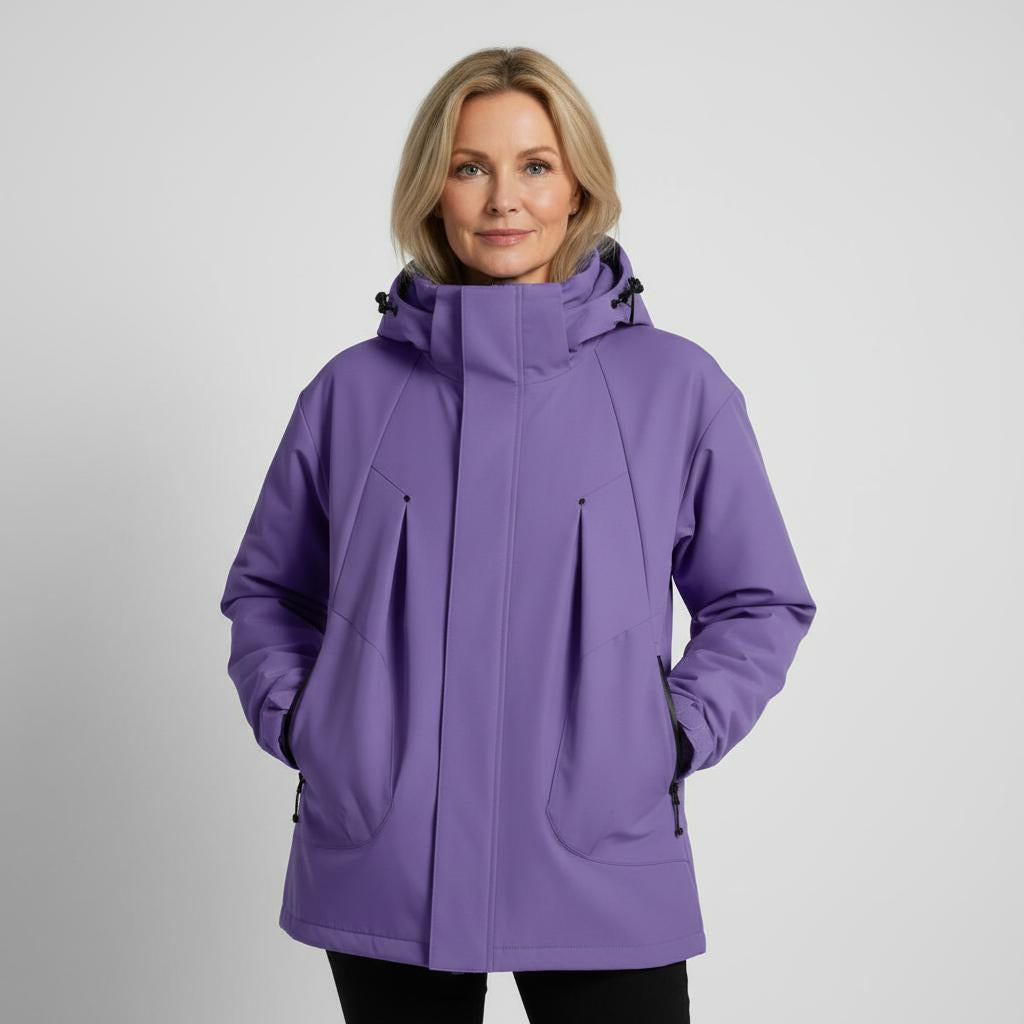 Danna Women's Lightweight Hooded Windbreaker Jacket – Water & Wind Resistant