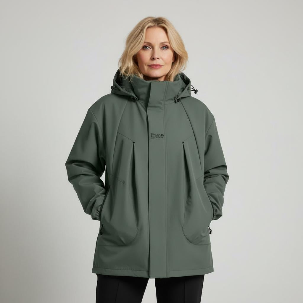 Danna Women's Lightweight Hooded Windbreaker Jacket – Water & Wind Resistant
