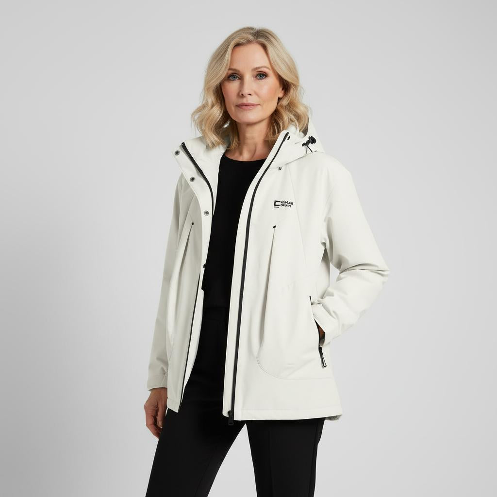 Danna Women's Lightweight Hooded Windbreaker Jacket – Water & Wind Resistant