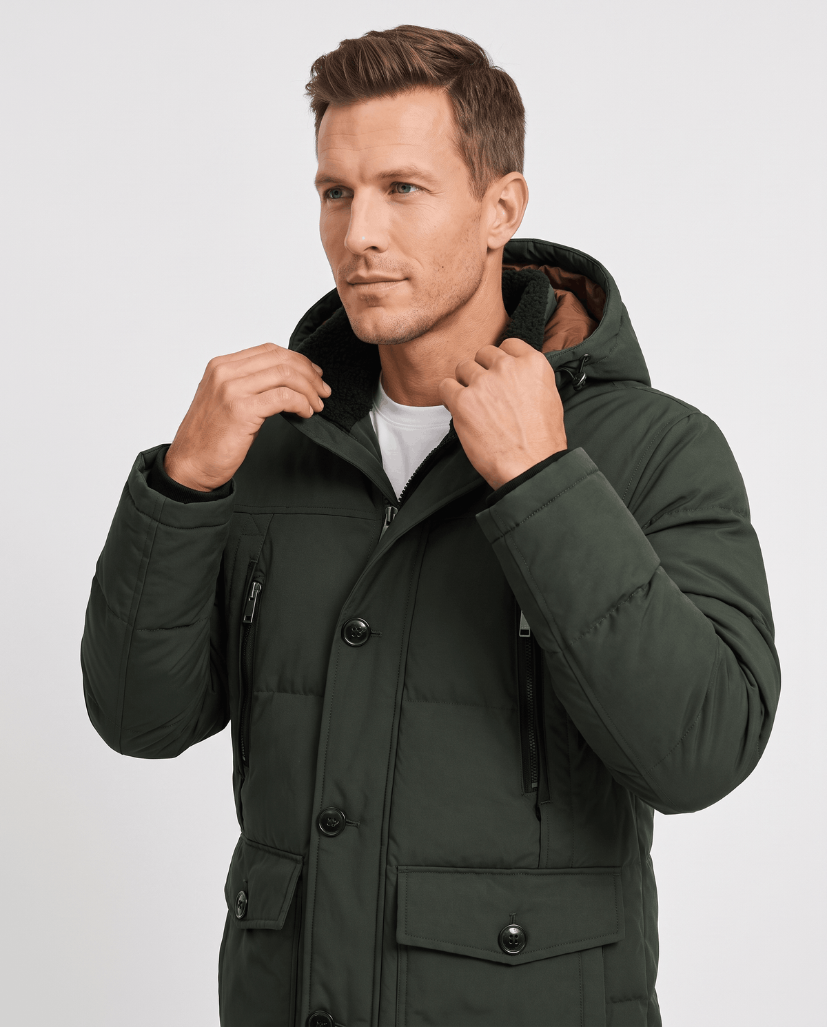 Insulated Winter Parka – Hooded Design & Multi-Pocket Utility | Oliver