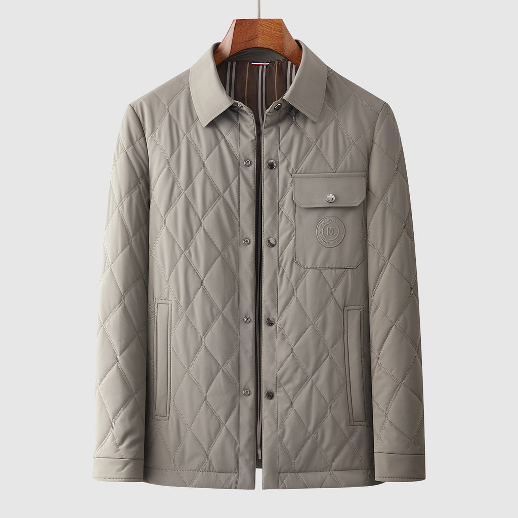Adrian Quilted Diamond Jacket for Men