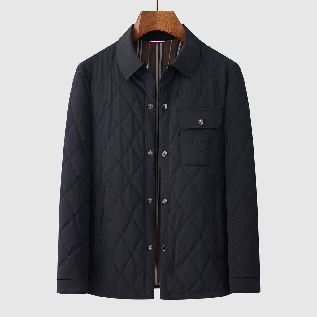 Adrian Quilted Diamond Jacket for Men