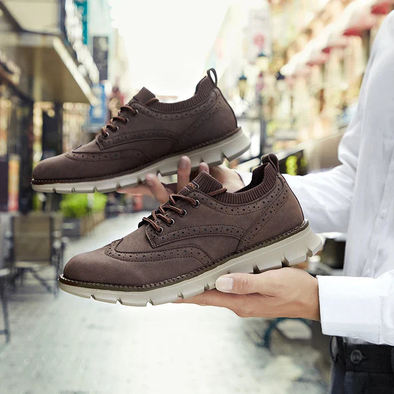Giner Premium Italian Suede Casual Shoes – Cushioned Everyday Shoes