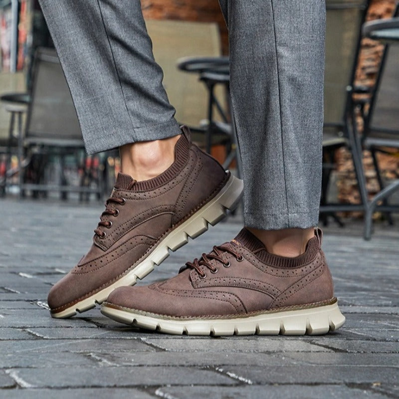 Giner Premium Italian Suede Casual Shoes – Cushioned Everyday Shoes
