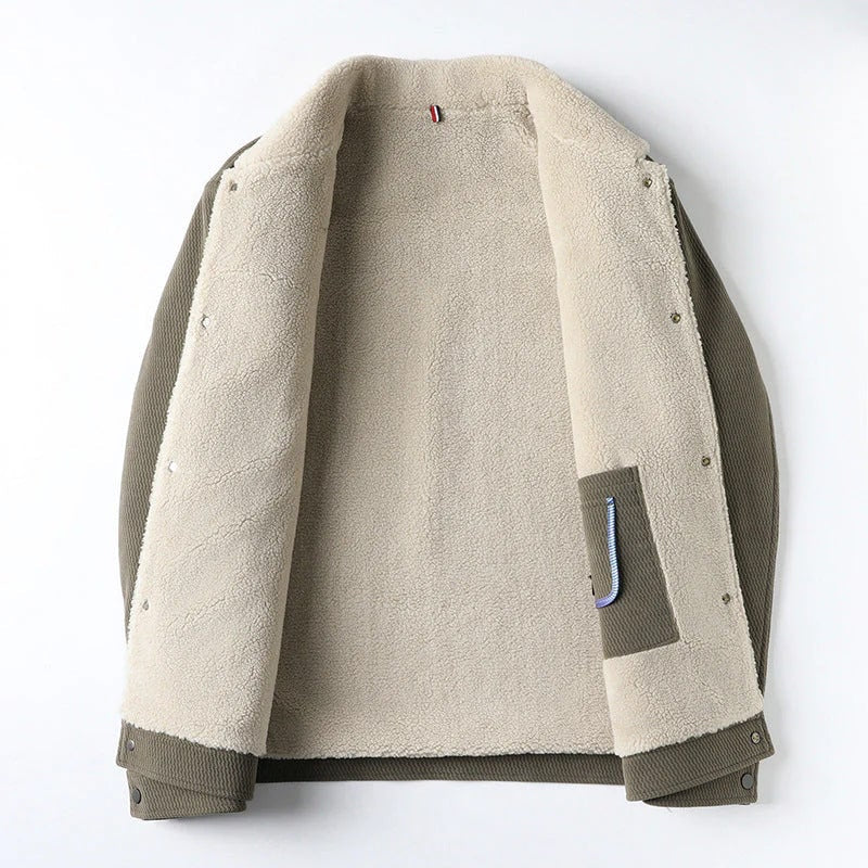 Carrington Men's Textured Wool Blend Jacket with Insulated Lining