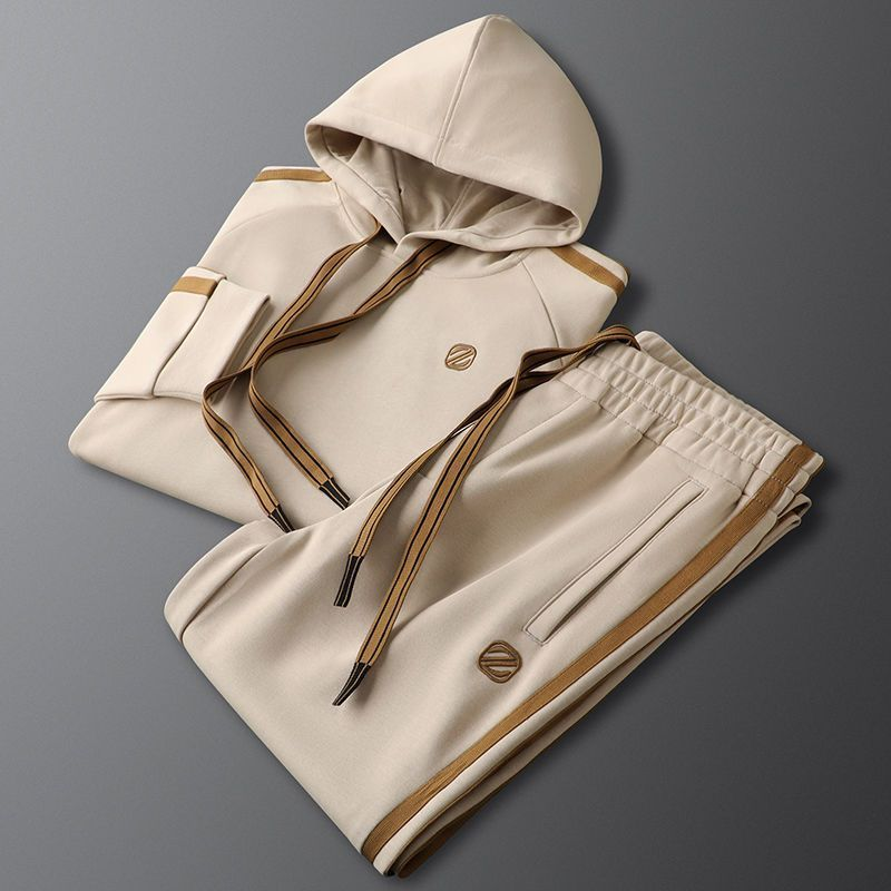 Carmelo Lycra Hooded Tracksuit Set – Modern Performance Matching Outfit