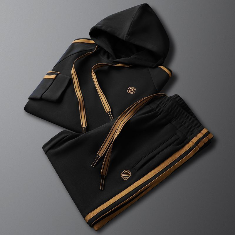 Carmelo Lycra Hooded Tracksuit Set – Modern Performance Matching Outfit