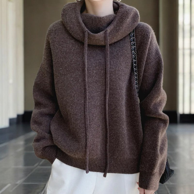 Indie Women's Lightweight Wool Hoodie Sweater