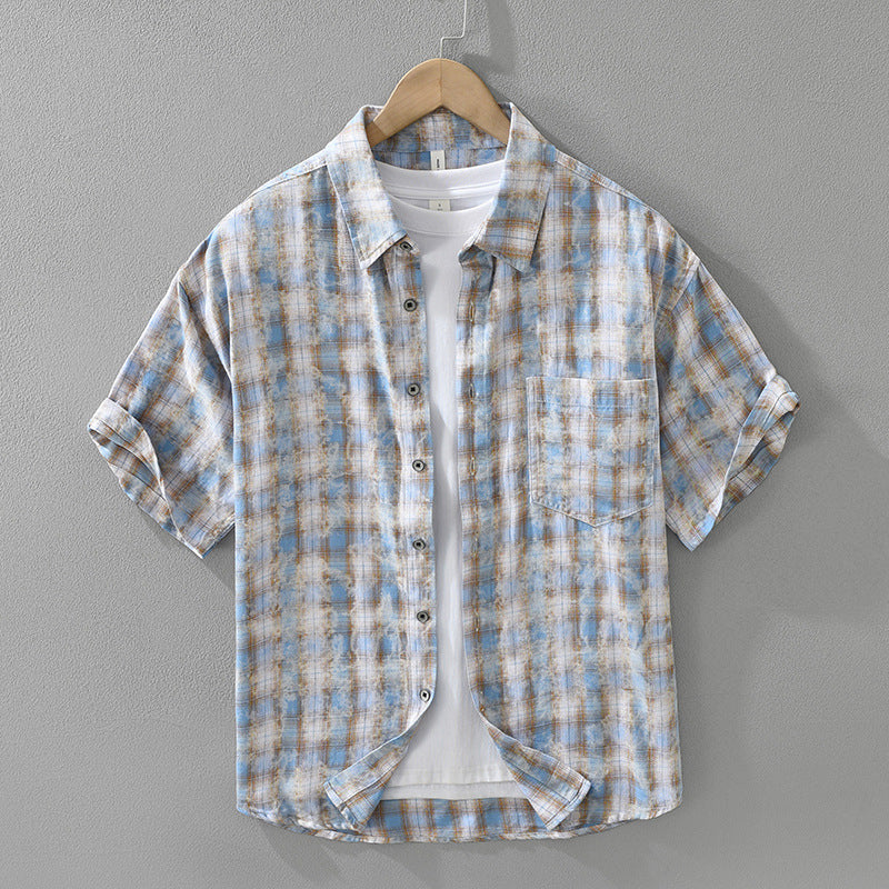 Elias Relaxed Fit Plaid Flannel Cotton Shirt – Comfortable All Year Round