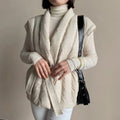 Clara Women's Belted Quilted Down Puffer Vest