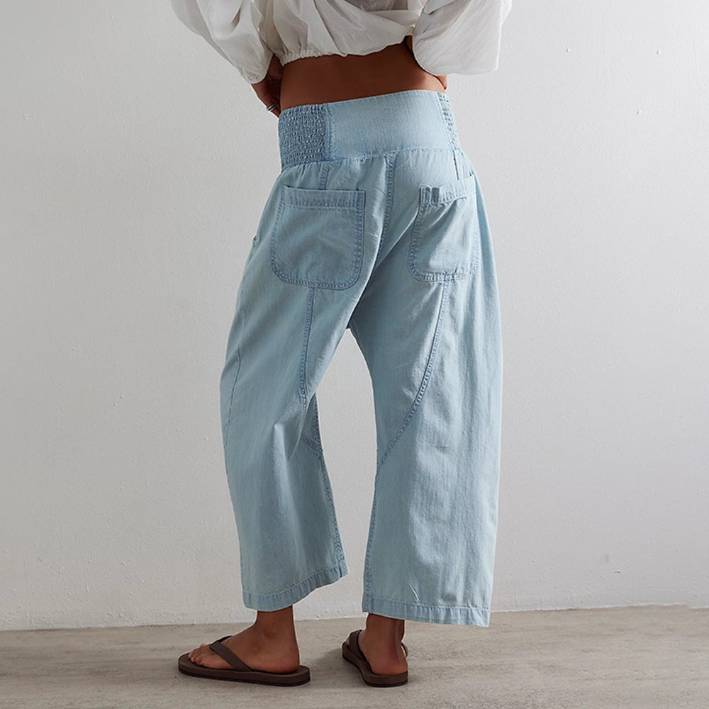 Ayla Stretch Lounge Pants – Lightweight Pull-On Trousers for Daily Comfort