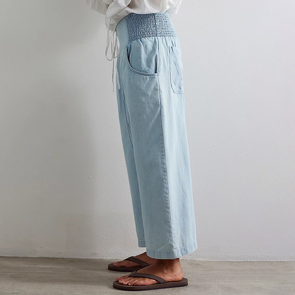 Ayla Stretch Lounge Pants – Lightweight Pull-On Trousers for Daily Comfort