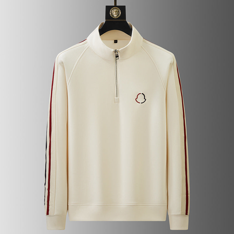 Alessio Lycra Quarter-Zip Tracksuit Set – Modern Athletic Comfort