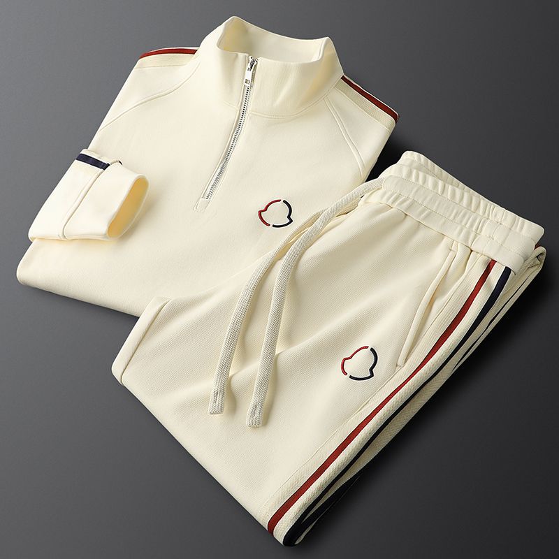 Alessio Lycra Quarter-Zip Tracksuit Set – Modern Athletic Comfort