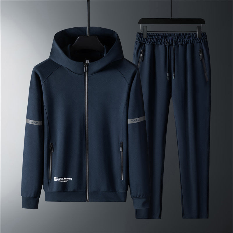 Kairo Hooded HyperFlex Lycra Sculpted Tracksuit Set – Slim Performance Fit