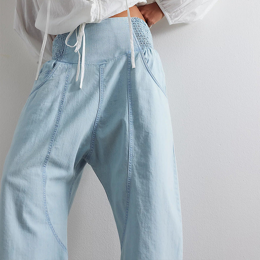 Ayla Stretch Lounge Pants – Lightweight Pull-On Trousers for Daily Comfort