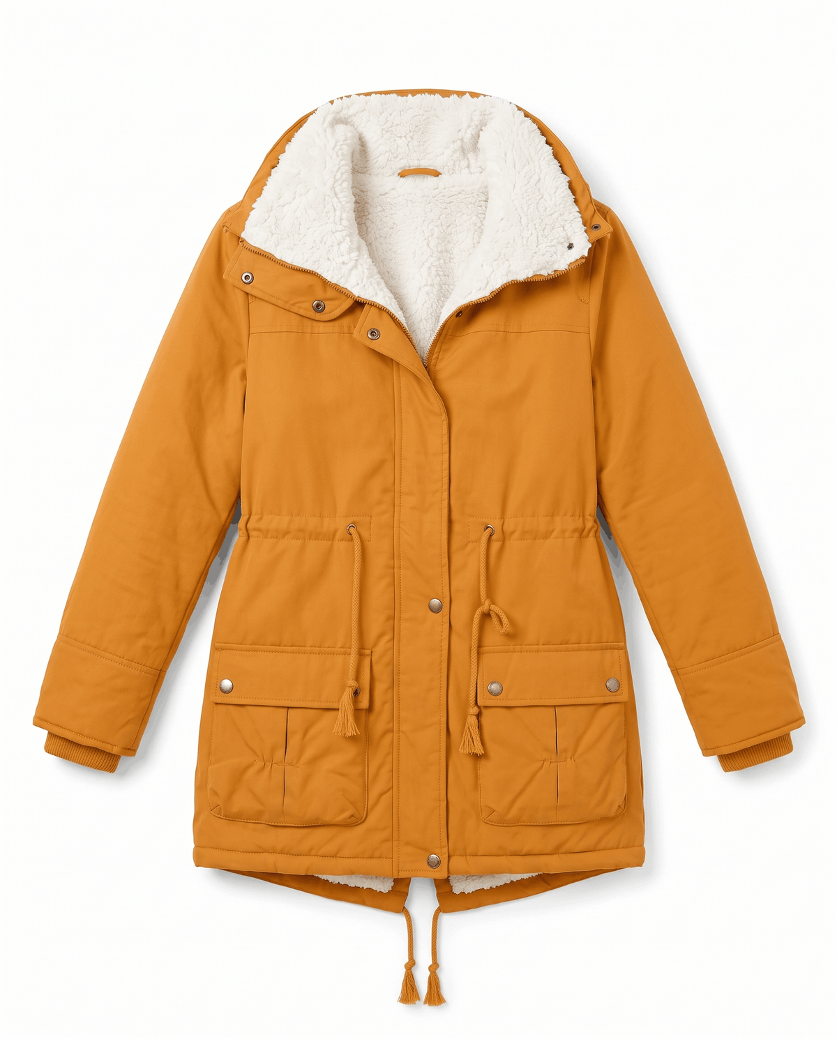Parka Jacket for Women – Plush Lining, Mid-Length & Adjustable Waist | Lailani