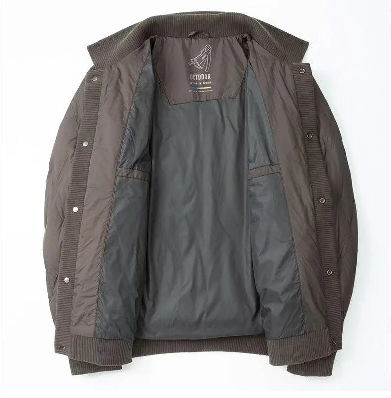 Ethom Men's Lightweight Diamond Quilted Duck Down Puffer Jacket