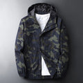 Danilo Men's Lightweight Camo Windbreaker with Water-Resistant Shell
