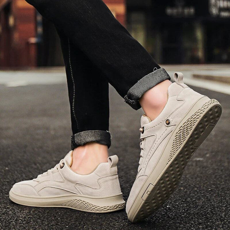 Asher Suede Sneakers – Urban-Style Suede with Relaxed Versatility