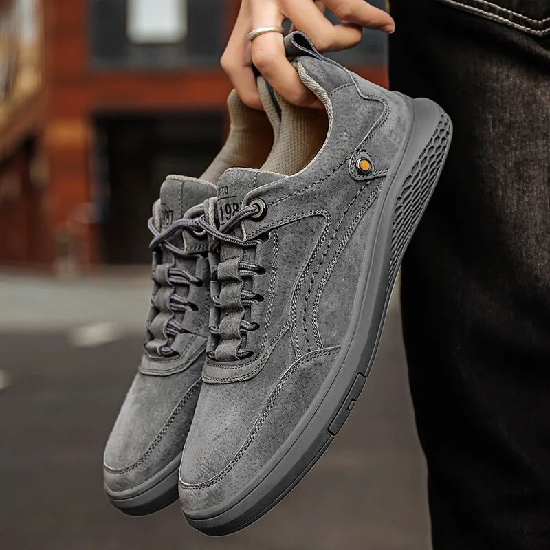 Asher Suede Sneakers – Urban-Style Suede with Relaxed Versatility