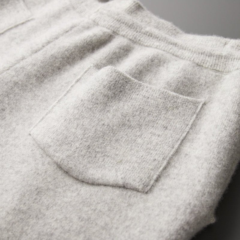 Giovanni Merino Wool Drawstring Pants – Relaxed Tapered Trousers