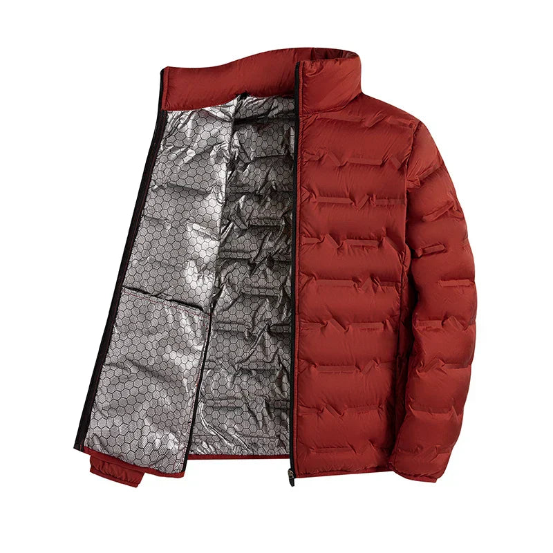 Arellano Men's Lightweight Thermal Jacket with Reflective Lining
