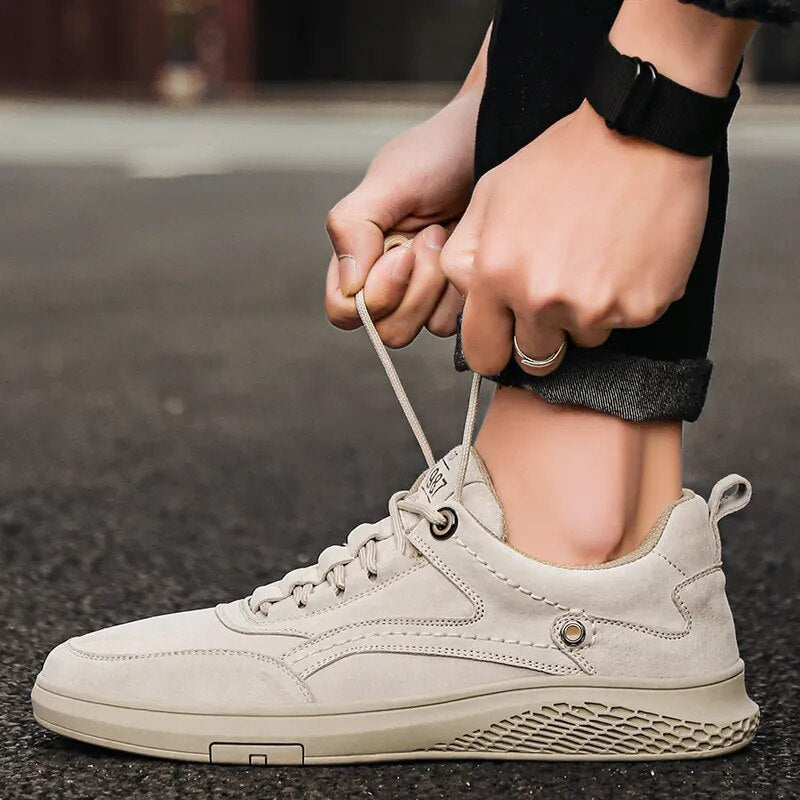 Asher Suede Sneakers – Urban-Style Suede with Relaxed Versatility
