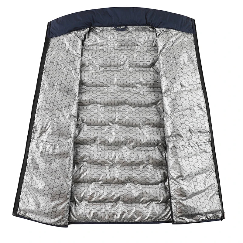 Arellano Men's Lightweight Thermal Jacket with Reflective Lining
