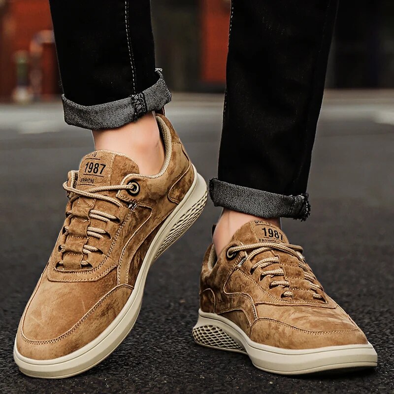 Asher Suede Sneakers – Urban-Style Suede with Relaxed Versatility