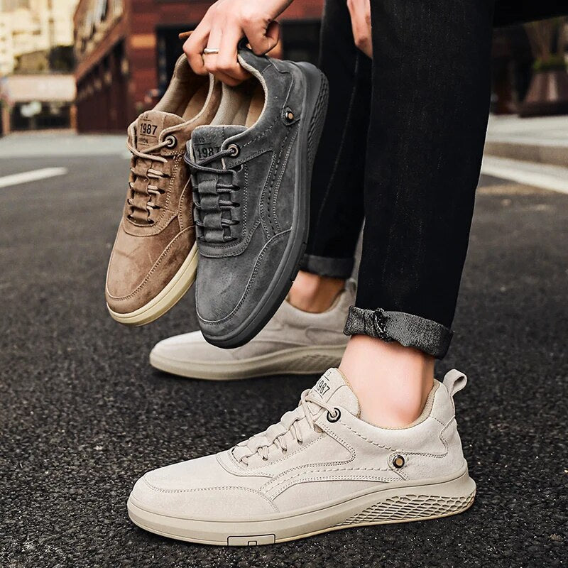 Asher Suede Sneakers – Urban-Style Suede with Relaxed Versatility