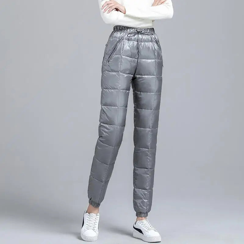 Endira Women's Insulated Winter Down Pants – Lightweight Shell for Cold Weather Comfort